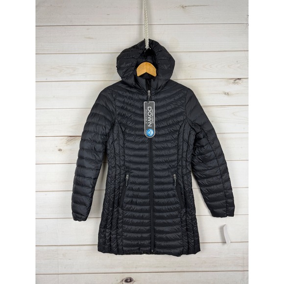32 Degrees Heat Jackets & Blazers - 32 Degrees Heat Jacket Womens XS Black Ultra Light Packable Down Hooded NWT